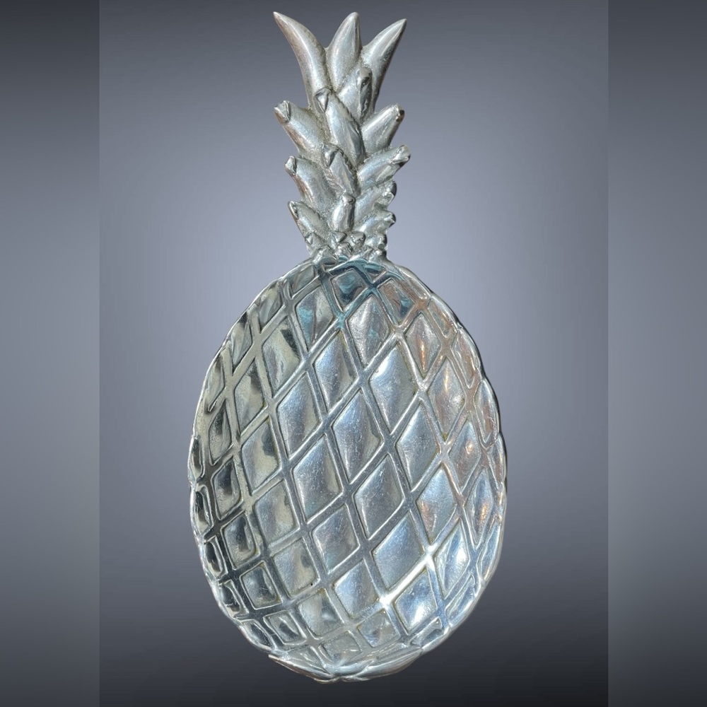 Wilton Armetale Pineapple Dish USA Vintage